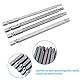 Keenso Schraubendreher Bits Set, 10 Stück 1/4 Zoll 100mm Schraubendreher Bits Magnet BST Schraubendreher Bits (Schlitzkopf, Kreuzkopf, Sechskantkopf)