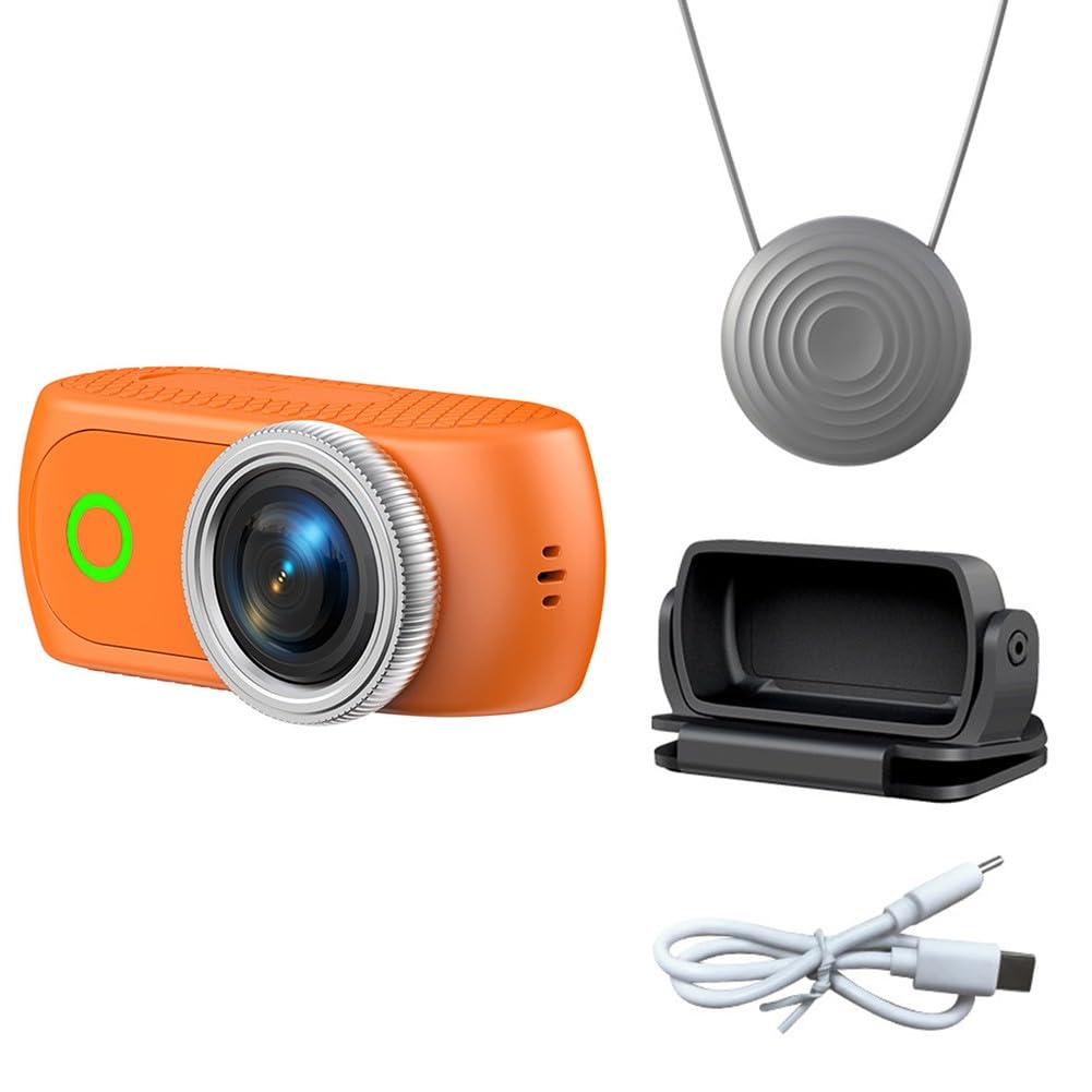 Panorama-Action mit Anti-Shake, WLAN und magnetischer Halterung, Radfahren und Außenbereich