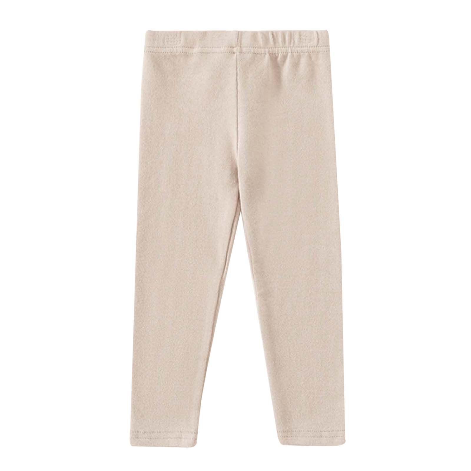 Niño, niño, niña, niño, niño, otoño, color liso, cintura elástica, pantalones de jogging con leggings, pantalones cálidos