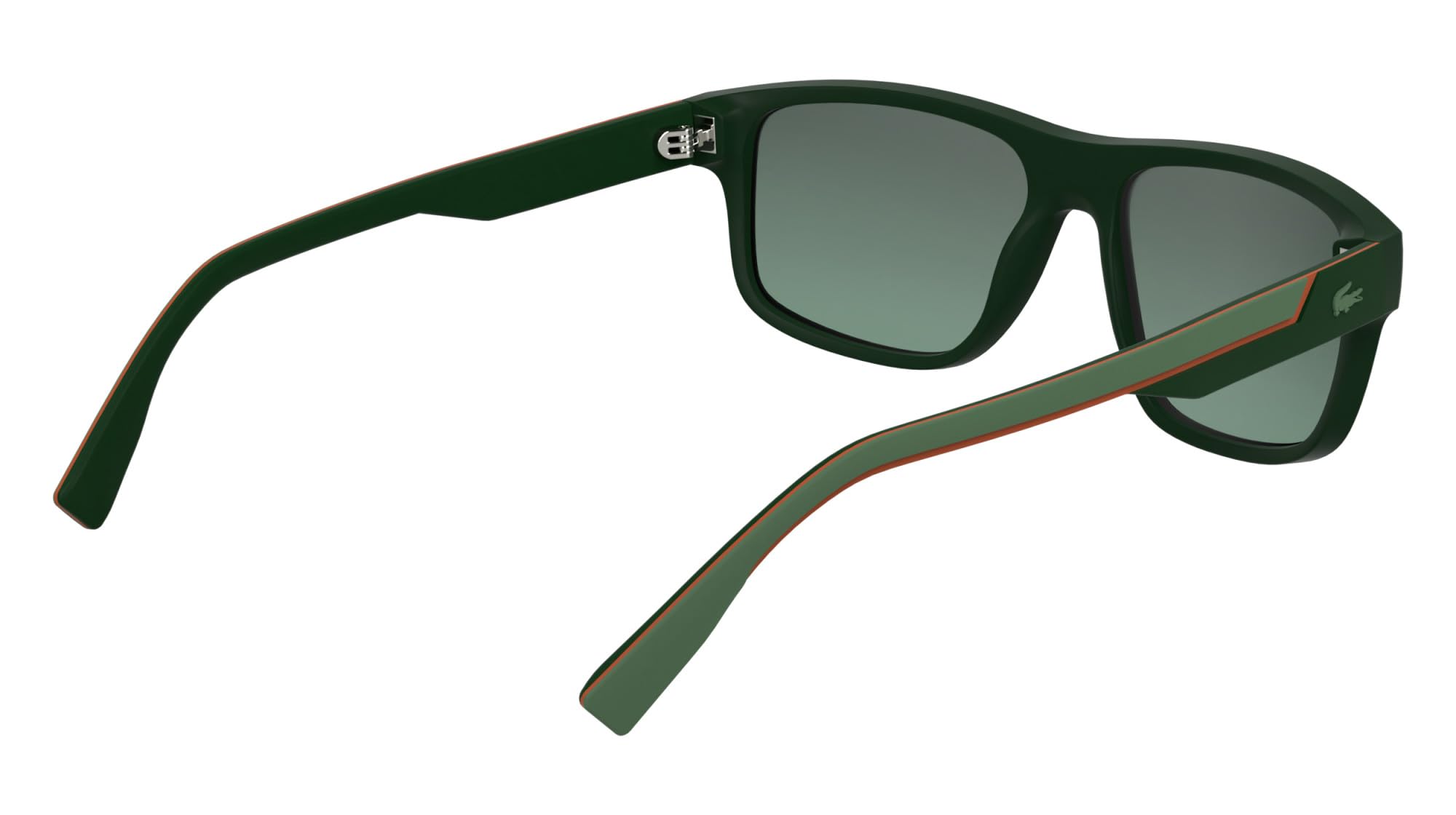 Lacoste Men's Sunglasses L6057S - Matte Green with Gradient Mirror Green Lens