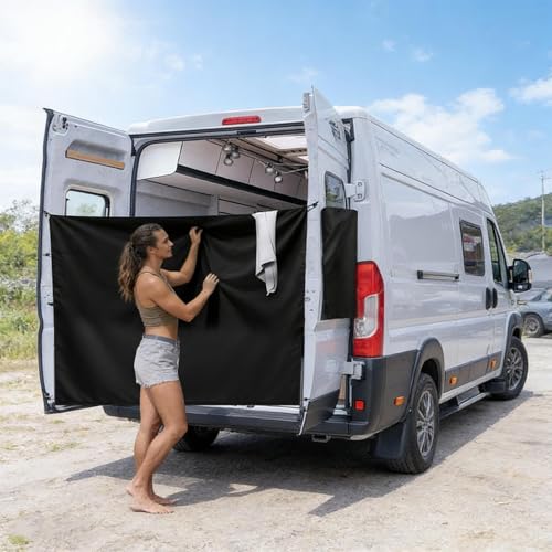 Rideau d'intimité auto pour douche étanche grand format réglable - 3