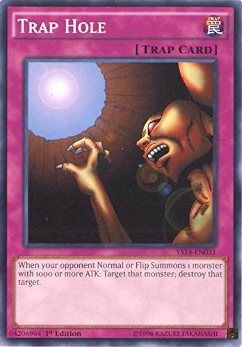 YU-GI-OH! - Trap Hole (YS14-EN031) - Super Starter - Space-Time Showdown - 1st Edition - Common