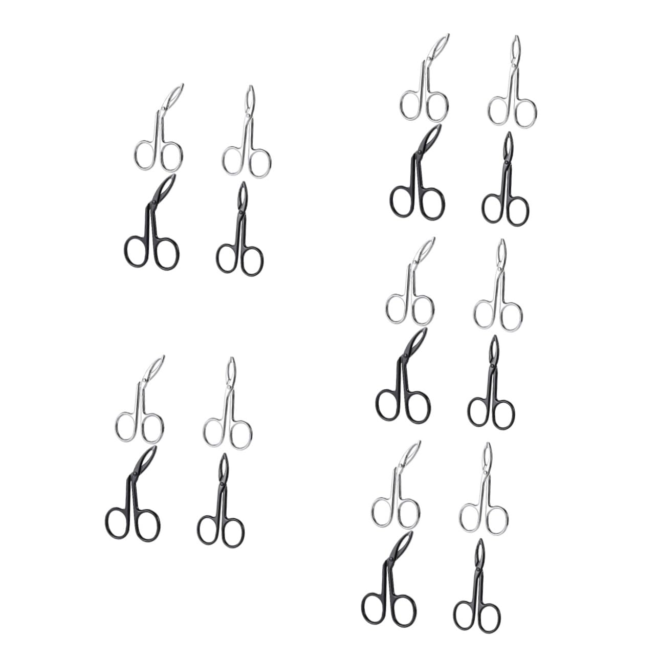 VALICLUD 5 Set Pinze Per Sopracciglia Pinzetta Sopracciglio Attrezzo Facciale Pinzette Per Facciali Da Donna Pinzette Per Sopracciglia in Metallo Acciaio Inossidabile 4 Pezzi*5
