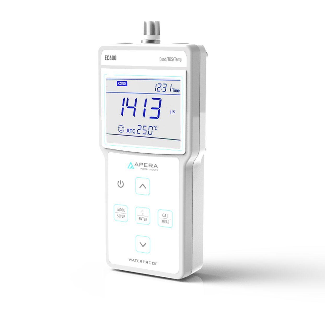 Apera Instruments AI412 EC400 - Kit de medidor portátil EC (conductividad) y TDS (rango de medición de 0 a 200,0 MS/cm