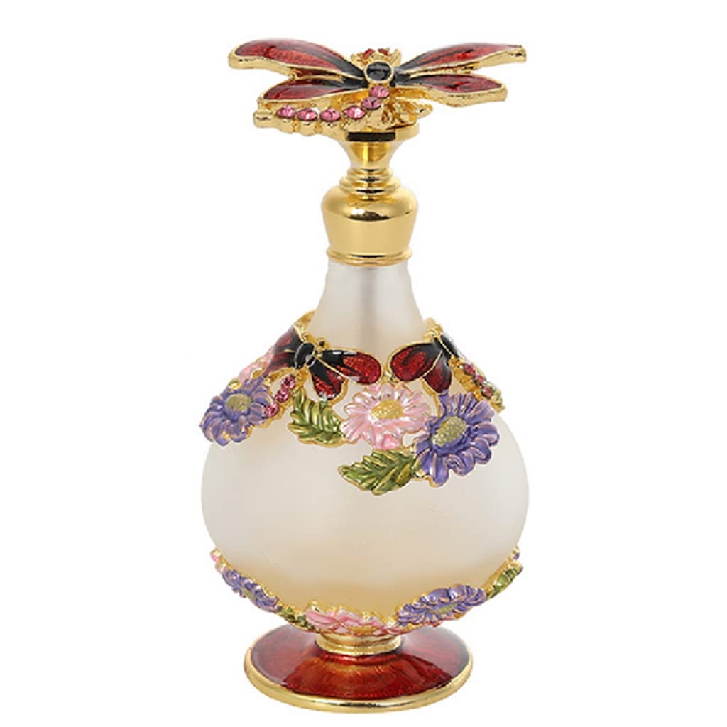 Amazon.co.jp: アンティーク香水の飾り瓶 25 ミリリットル蝶カバー香水
