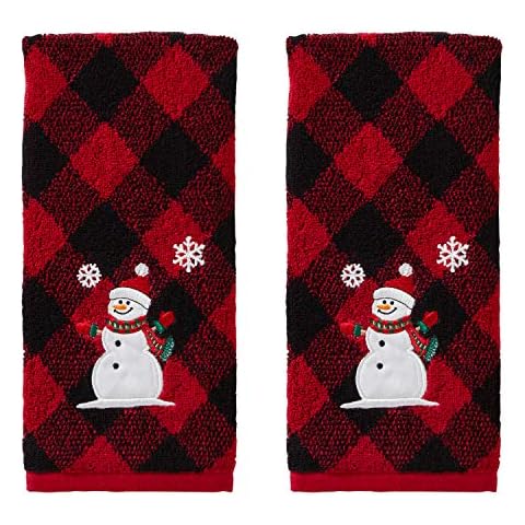 SKL Home Snowman Hand Towel Set Cover