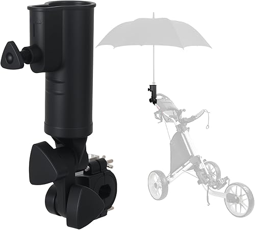 Soporte para paraguas compatible con Caddytek, ultra resistente al viento, extensor universal de paraguas para cochecito, silla de ruedas, silla de