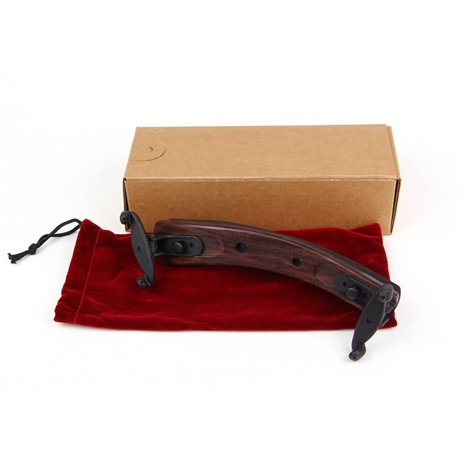 Violín Partes Prácticas Almohadilla De Hombro para Violín De Palisandro, Reposabrazos Ajustable, Piezas De Repuesto para Violín 4/4-3/4