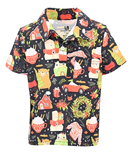 Image of Unique Baby Short Sleeve Collared Boys Polo Shirt, Toddler Kids Polo Shirts
