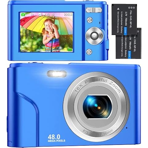 Cámara Compacta Digital IXNAIQY 1080P HD 48MP Cover