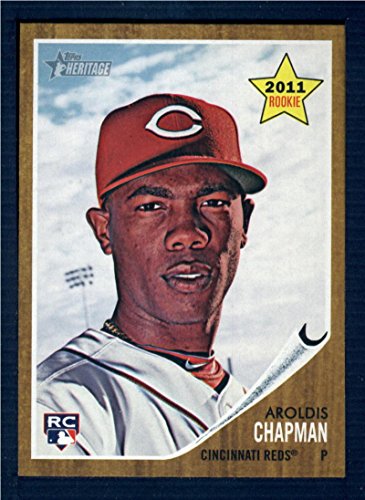 2011 Topps Heritage #199 Aroldis Chapman NM-MT RC Rookie Cincinnati Reds Baseball