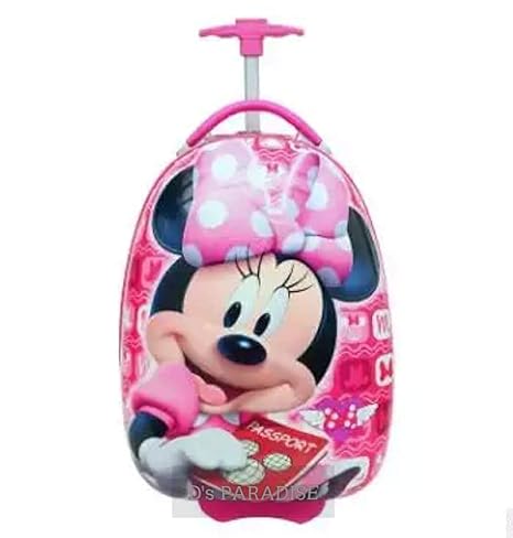 Ds PARADISE Polycarbonate 16 inch Hard Trolley Bag (DP16MIM_Pink)