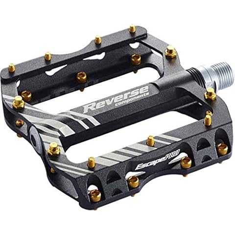Reverse Escape Pro Flat Fahrrad Pedal schwarz/Gold Cover