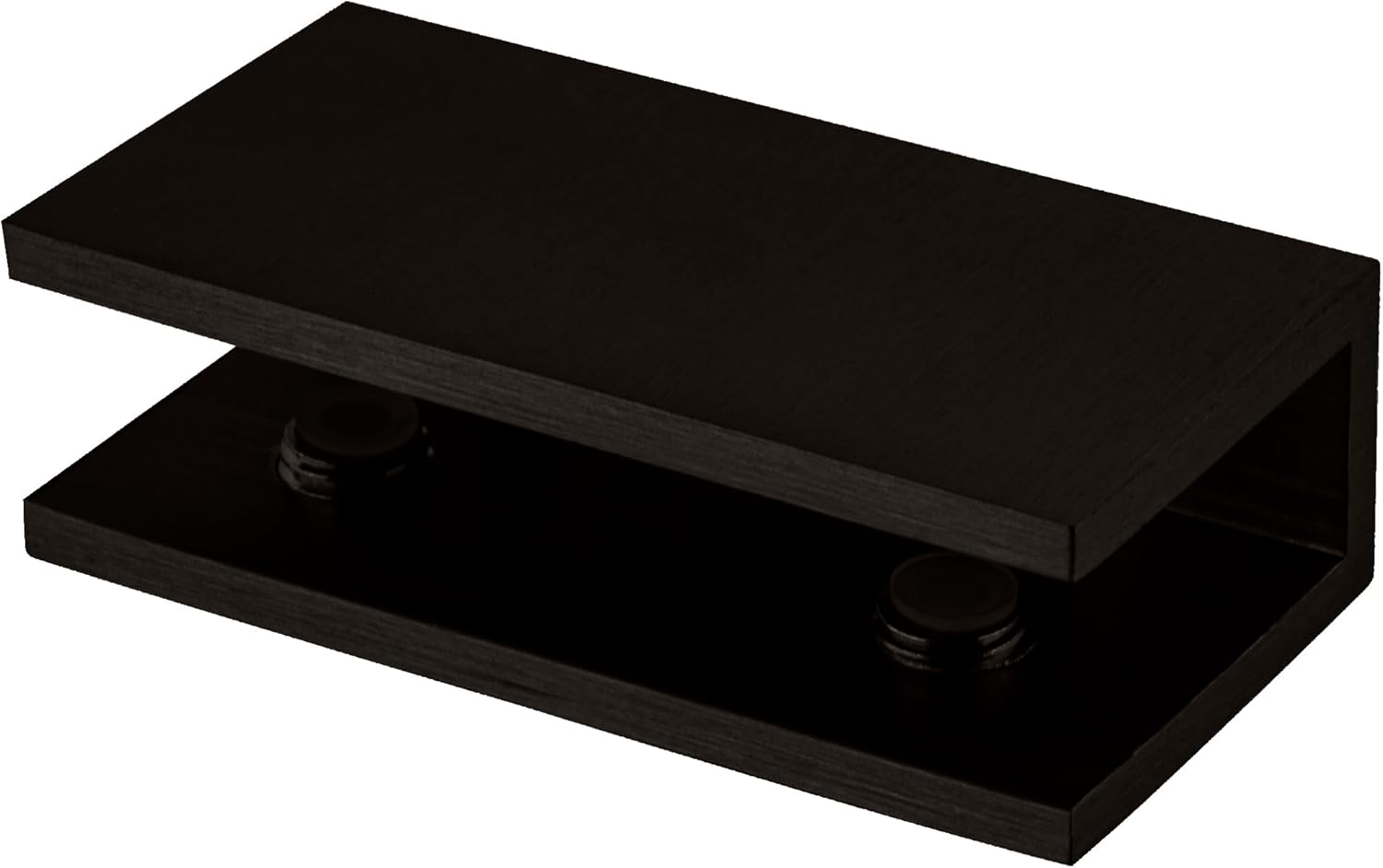 CRL Oil Rubbed Bronze No-Drill Fixed Panel Glass Clamp for 5/16" to 3/8" Glass