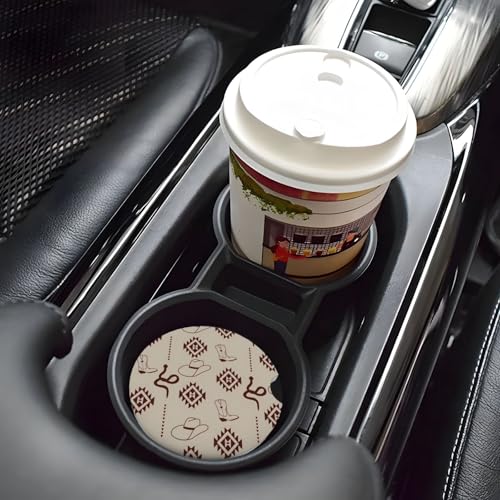 Portavasos cerámico para auto 2.56 pulgadas 2 unidades miniatura 6