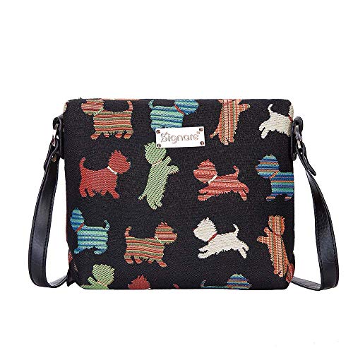 Image of Signare Tapestry Crossbody Bag Sling Shoulder Purse for Women