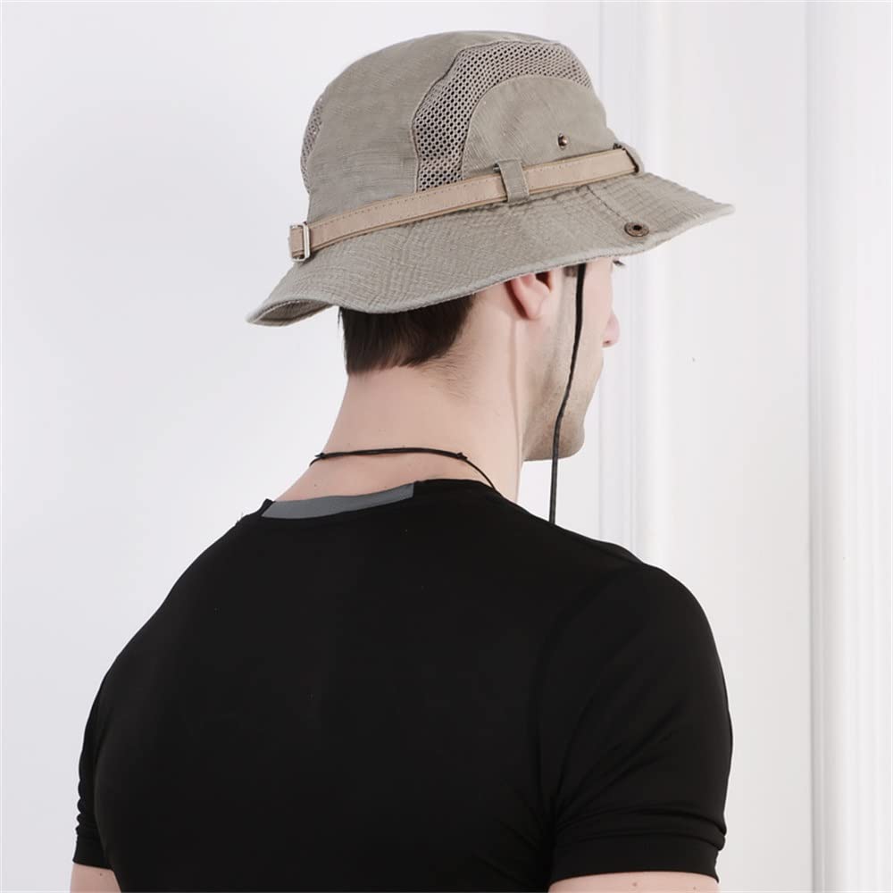 Cappello da Pesca Cappello Estivo da Uomo in Maglia di Cotone con Cappello Sole per Ombreggiatura Esterna