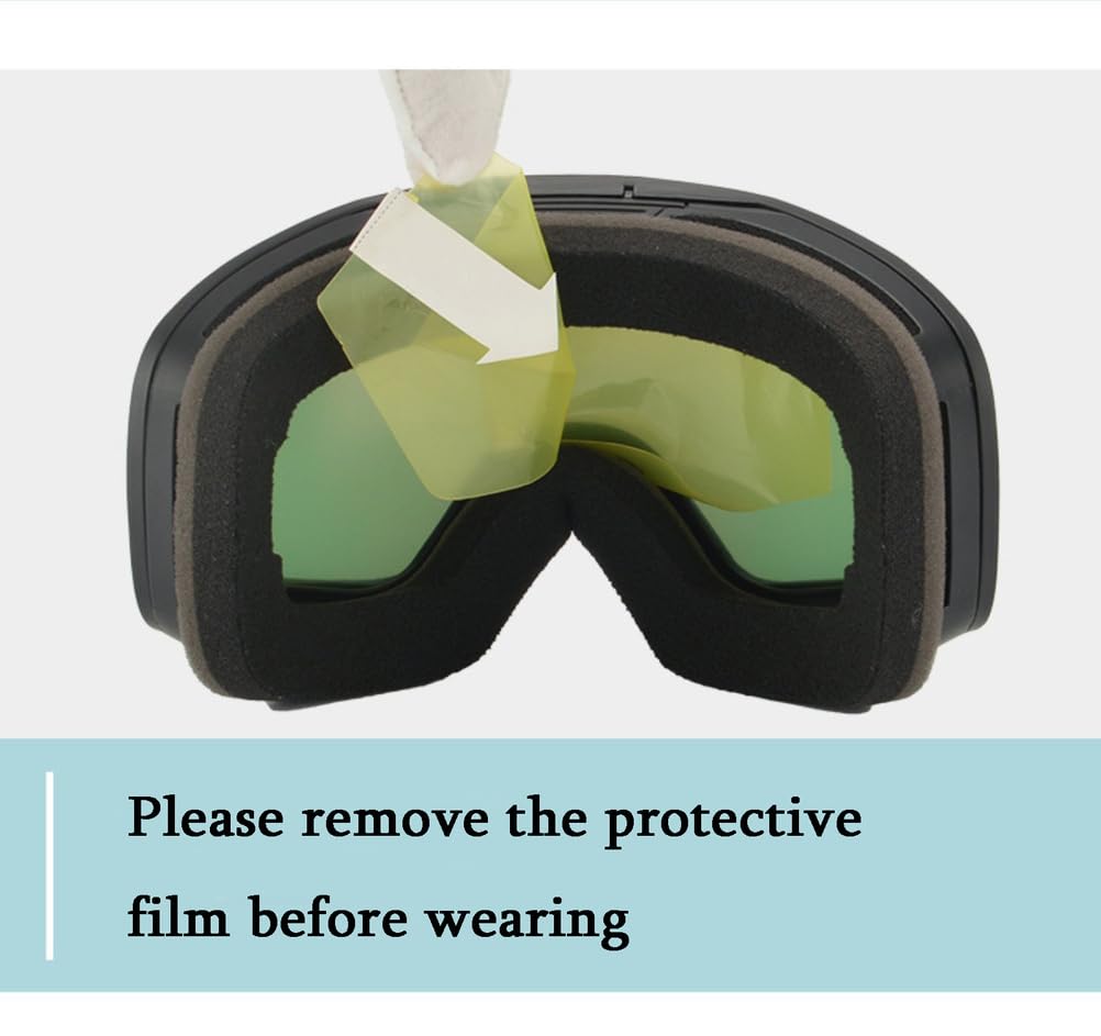 Masque De Ski Rabattable pour Hommes Et Femmes Verres Magnétiques Protection UV Antibuée pour Snowboard pour Adultes