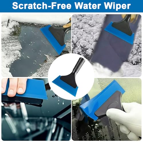 Image of STHIRA Car Silicone Squeegee for Window Tint Car Washing Scratch-Free Water Wiper Silicone Blade Auto Detailing Tool Glass Mirrors Paint Removal Film Application Glass Cleaning Wiper
