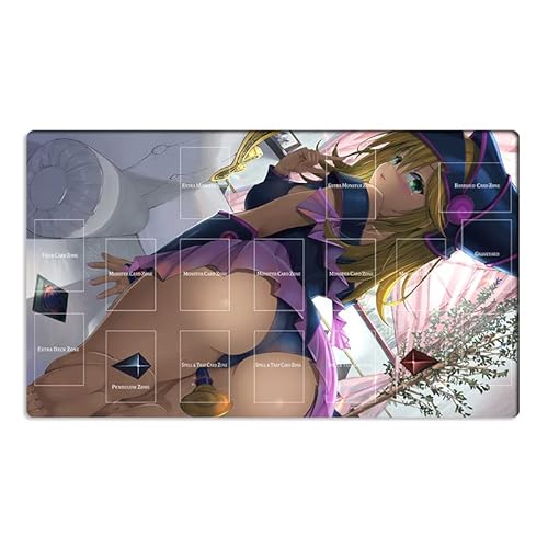 Mlikemat Anime Dark Magician Girl CCG TCG Kartenspielmatte + gratis Tasche Cover