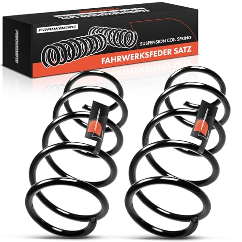 Frankberg 2x Ressorts de suspension Avant Compatibles avec Corsa C 2000-2006 Corsa MK II (C) 2000-2006 Corsavan MK II (C) 2000-2006 Sustituir# 9195993