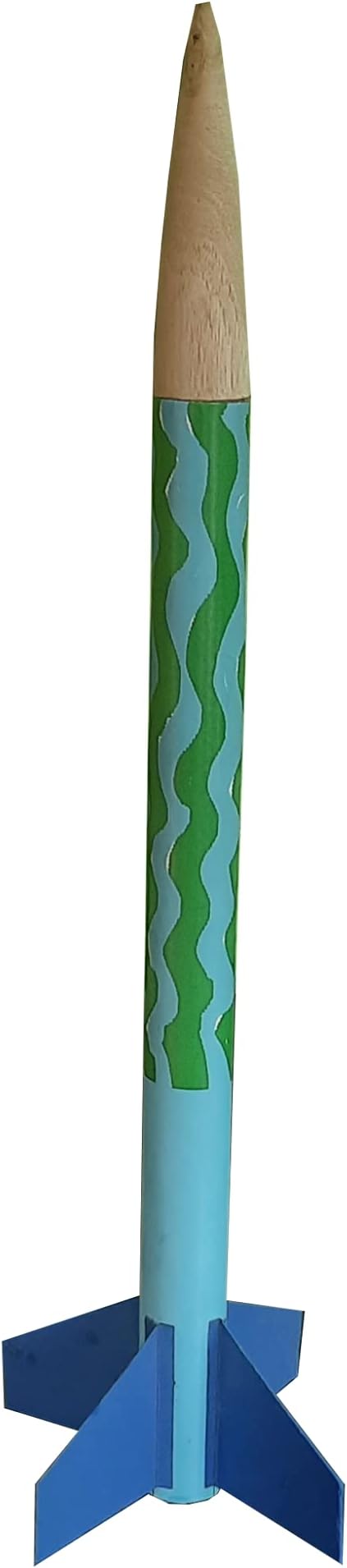 Aero Sports Association Flying Model Rocket kit with A Class (A6-3) Model Rocket Motors (Blue)