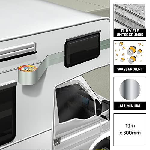 Sika – Dichtband MultiSeal BT Aluminium – ideal für Abdichtungen und Schnellreparaturen – selbstklebend – 3 m x 100 mm