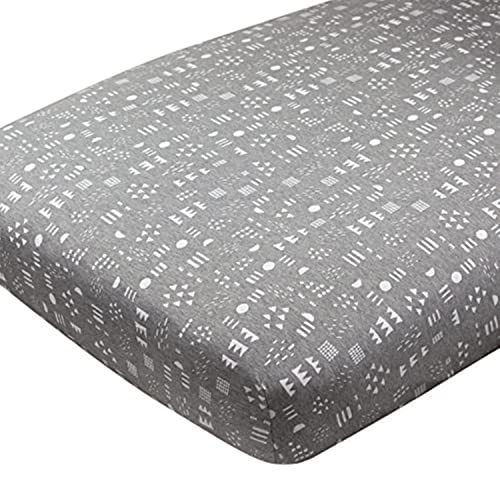 Image of HonestBaby Unisex-Baby Classics Fitted Crib Sheets Set Standard Mattress, 100% Organic Cotton Baby Boys, Girls, Neutral, 1 Pack - Compass, One Size