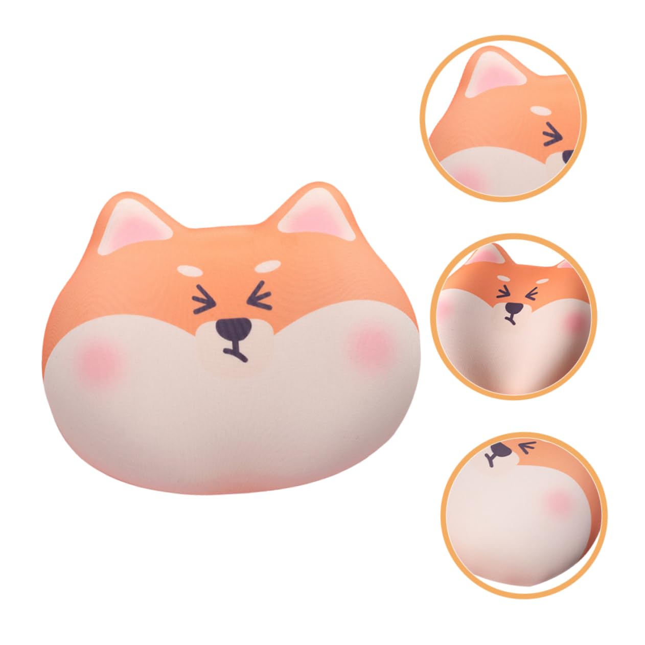 SHINEOFI 5 Pezzi Ergonomico per Design Adorabile Poggiapolsi per Computer Antiscivolo Comfort Ottimale per Mouse e Tastiera