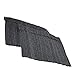 TANKING Cable Organizer,100 Pieces Reusable Hook and Loop Fastening Velcro Cable Ties with Microfiber Cloth - 6" x 1/2" - Black