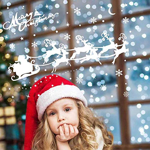 Heekpek Natale Vetrofanie Adesivi Murali
