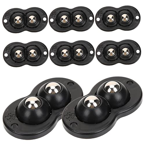 VILLFUL 8 Ruedas Mini Giratorias Autoadhesivas Ruedas Para Electrodomésticos Ligeros 2pcs