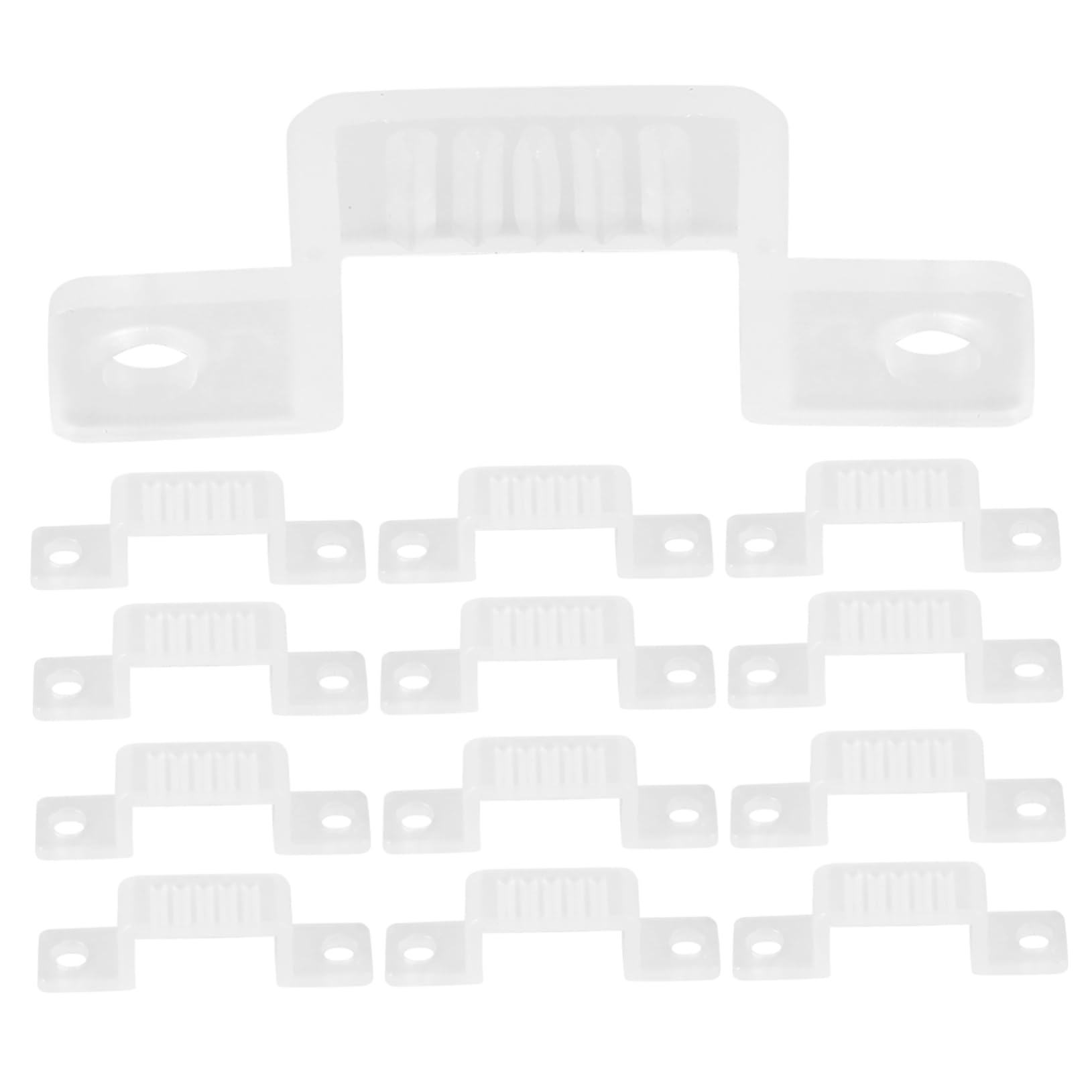 OSALADI 400stücke Strip Licht Halterungen Stabile Clips Zur Befestigung Von Streifen Installieren Für Innen Und Außendekoration Transparent Und Unauffällig