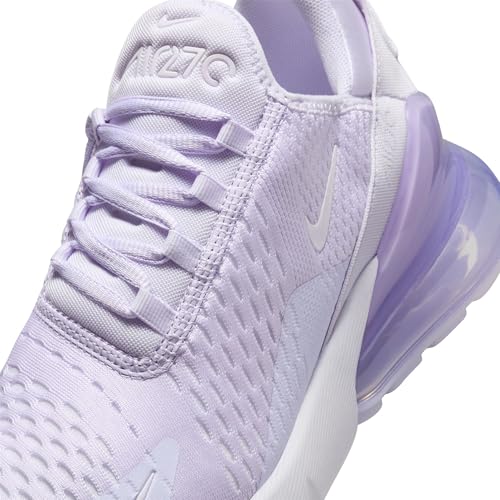Nike Nike Air Max 270 Women's Shoes (AH6789-502, Amethyst Tint/Amethyst Tint/White) Size 8