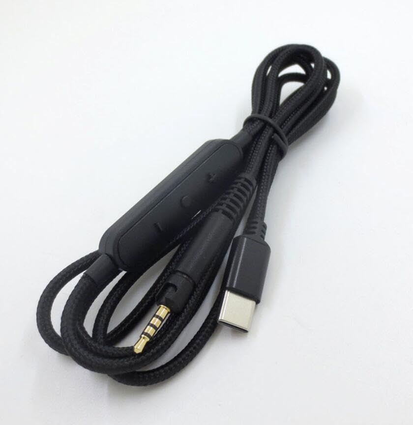 Coyktonty Replacement Headphone Cable Sennheiser HD518 558 598 HD599 hd 579 Type-C Audio Headphone Cable