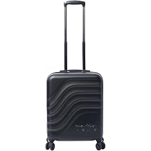 TOTTO - Rigid suitcase, Bazy+ model, expandable suitcase, great impact resistance, 360o wheels, telescopic handle, internal straps, TSA lock, azul, Pequeno