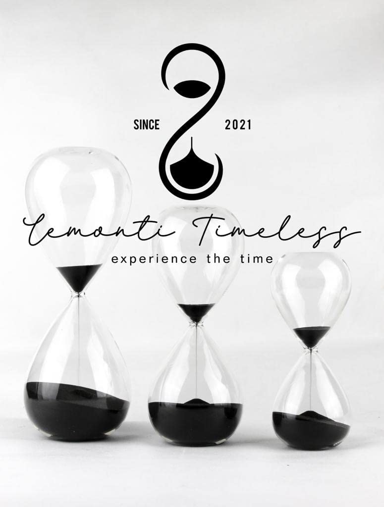Reloj de arena de cristal | 45 minutos en negro | también en 10/15/30/45/60 min | como decoración para la oficina, la cocina y la hora para los niños…