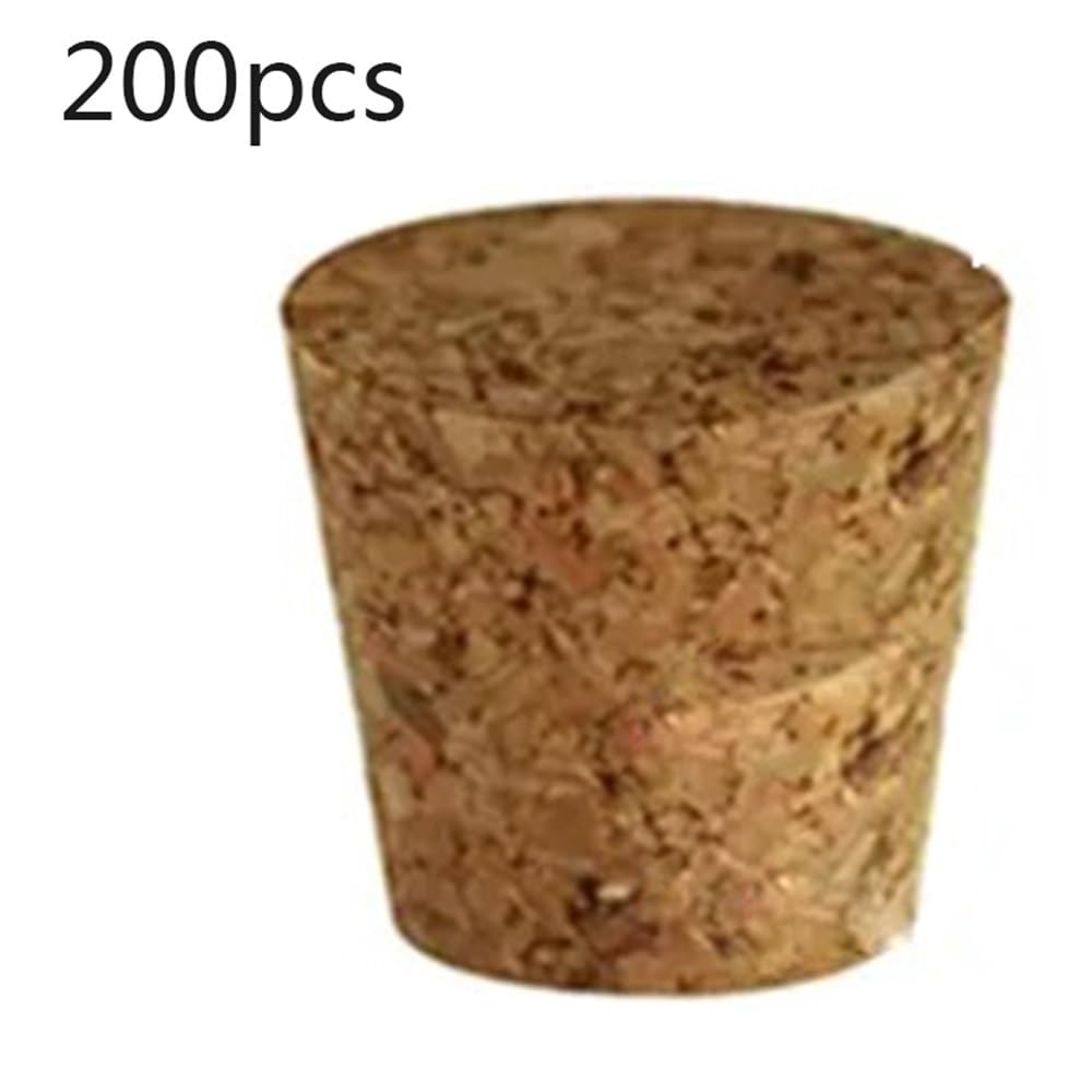 Vetreria da laboratorio Tappi for tubi in legno da laboratorio da 16 * 12 * 12 mm, piccoli tappi for bottiglie di vetro, tappi morbidi for esperimenti(200pcs)