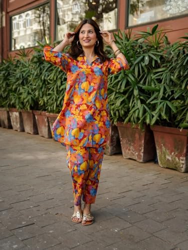 Image of Trendy Queen Co Ord Set | Casual Wear Pant Top Set | Fancy Co-Ord Set | Full Pair Set | Coord Sets for Women | Top Pant Set (SD798)