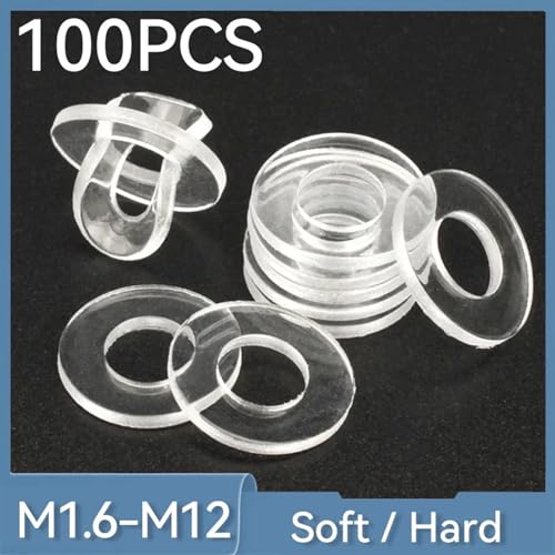 Joint d'étanchéité M5 évite fuite et usure rondelle PVC 50 pcs - 3