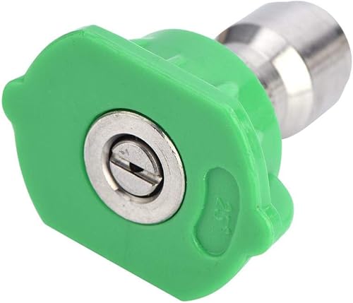 Miniatura 9 de ViaGasaFamido Juego de 5 boquillas de pulverización para lavadora a presión, de plástico, acero inoxidable, latón, 0 grados, 15 grados, 25 grados,