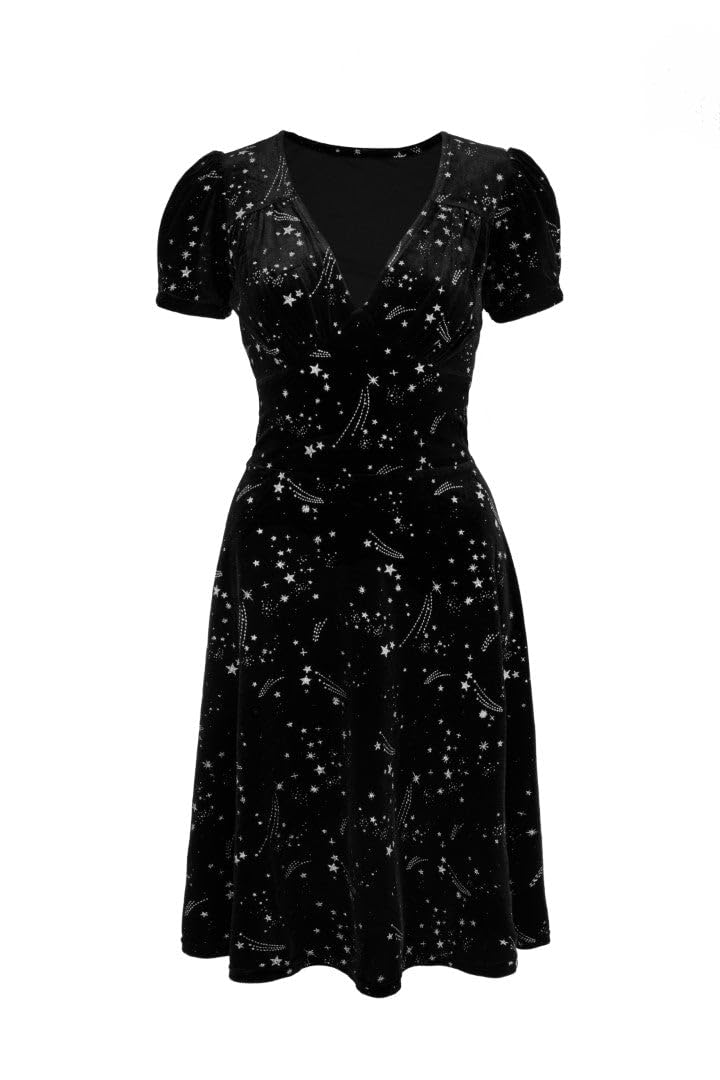 Hell Bunny Cosmic Dust Dress Blk