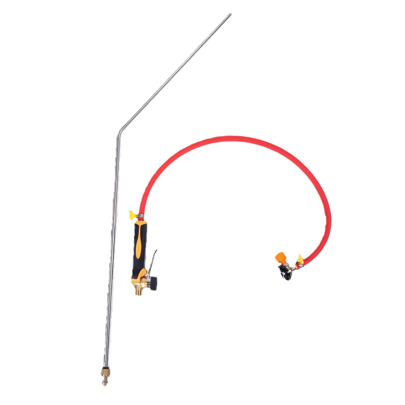 GLOGLOW Artykuły do ​​pielęgnacji Zwierząt Gospodarskich Palnik Gazowy Wygięta Różdżka 96 Cm Rura 8 Mm Uchwyt Silikonowy Ciśnienie 40 Kg dla Gospodarstw Mlecznych Pielęgnacja Wymion Bydła