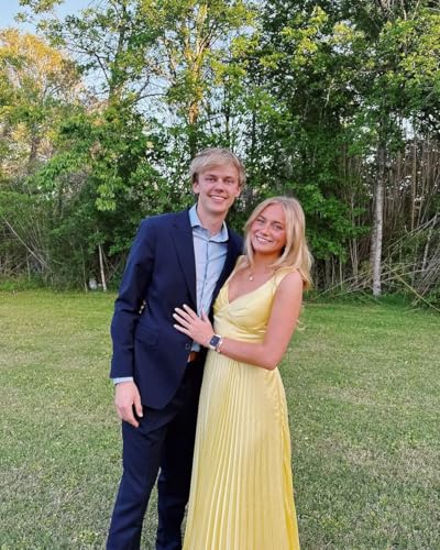 Pleated Satin Bridesmaid Dresses for Women V Neck Maxi Dress A Line Formal Wedding Party Gowns4