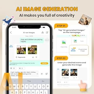 Sticker Printer Nelko PM230 Mini Printer Portabel Print Pod, Inkless Thermal Printer Sticker Maker with 3 Rolls Paper,Bluetooth Mini Photo Printer with Multiple Templates for Phone & Tablet, White