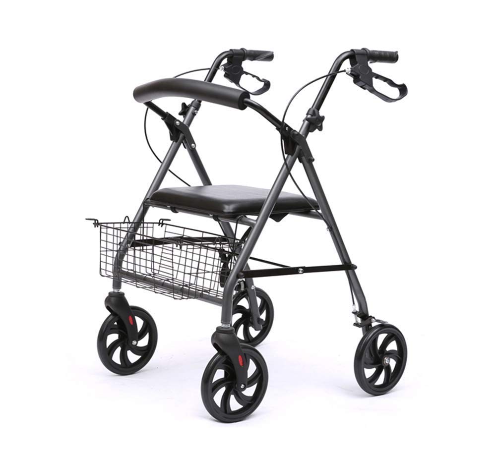 Buy Ultra Lightweight Folding Rollator Wheeled Walker Walking Frame
