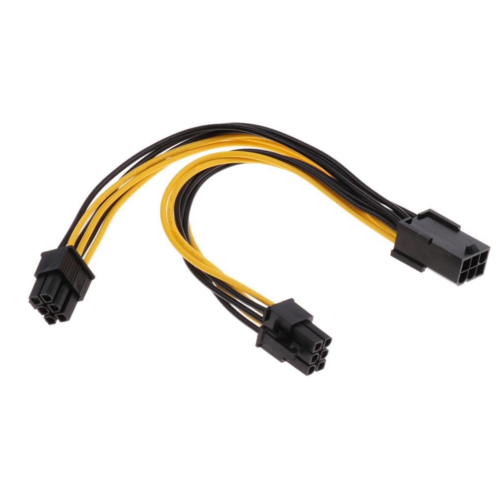 PCI-E 6-pin to 2X 6-pin Power Splitter Cable PCIE PCI Express Extension Cord|Collectibles|Collectibles|Collectibles|1 Piece 6Pin to 2X 6Pin Graphics Extension Cable-image-40