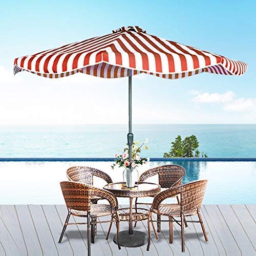 TITA-DONG Terrassenschirm-Ersatzüberdachung – 9,8 Fuß, Beige, Wasserdicht & UV-geschützt