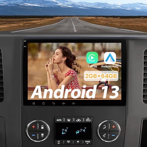 Car Radio Stereo 8 inch Touch Screen for Chevy Silverado GMC Sierra Yukon Buick Android 13 with Wireless CarPlay & Android Auto