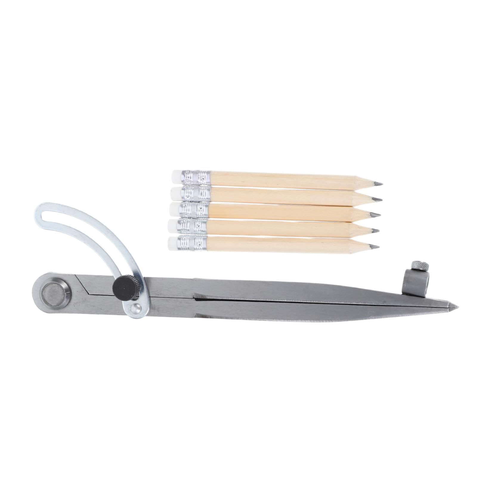 1 Set Compasso Ad Ala Con Portapenne Compasso Per Lavorazione Del Legno Per Disegno Di Precisione Geometria Carpenteria Strumenti Di Misurazione Accurati